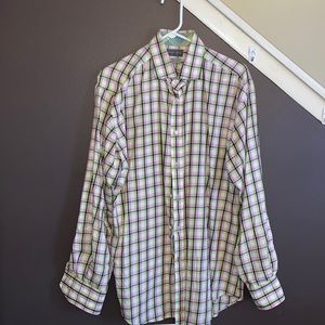Thomas Dean large button up dress shirt